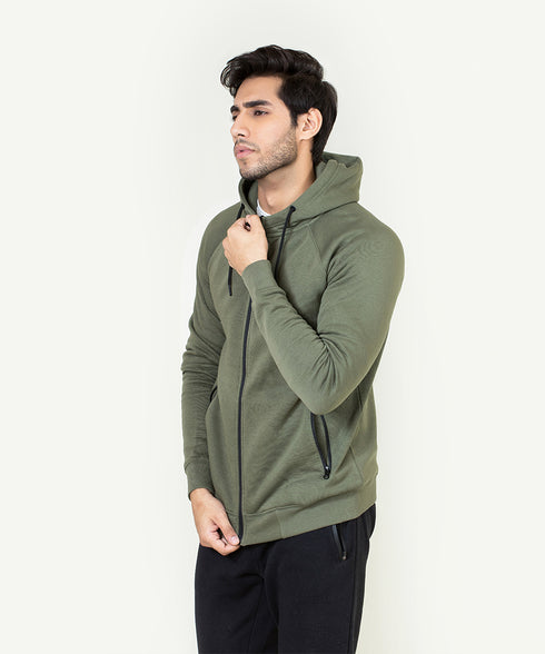 Men's Basic Zipper Hoodie